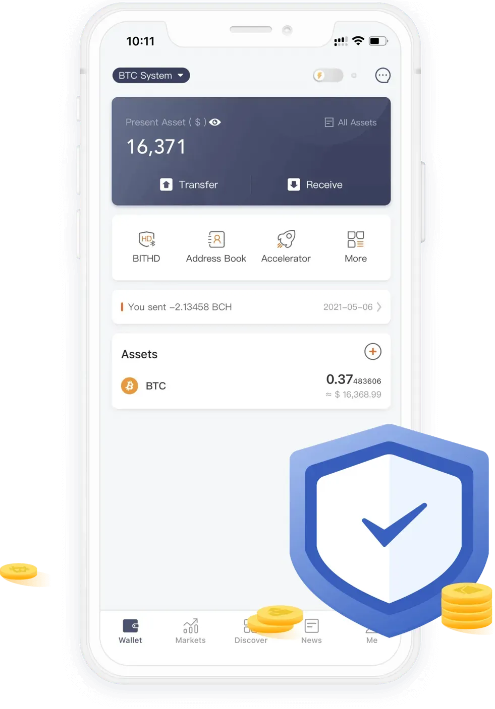 Bitpie App Interface